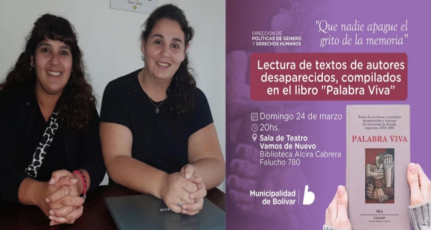 Se realizarán actividades por el 24 de marzo, y en FM 10 hablamos con Marianela Zanassi del Municipio y Georgina Borio de SUTEBA, para conocer detalles