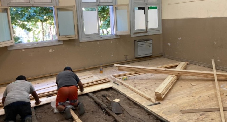 El Municipio contin&uacute;a fortaleciendo la infraestructura escolar de cara al inicio del Ciclo Lectivo