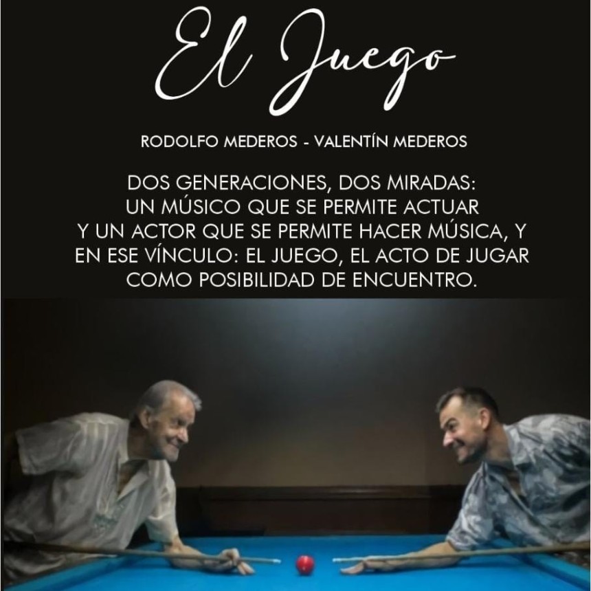 Valent&iacute;n Mederos: &ldquo;Lo que estamos llevando a Bol&iacute;var es un espect&aacute;culo que hemos armado con mi padre, que se llama El Juego&rdquo;