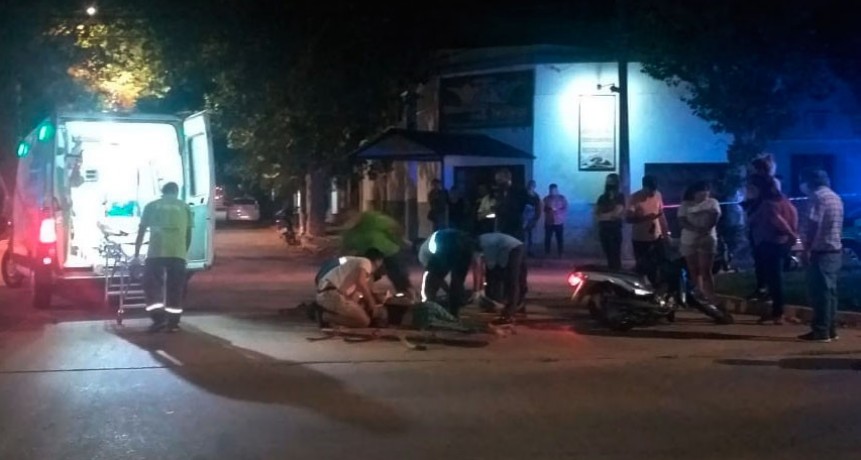 Cuatro jóvenes en protagonizaron un accidente de tránsito
