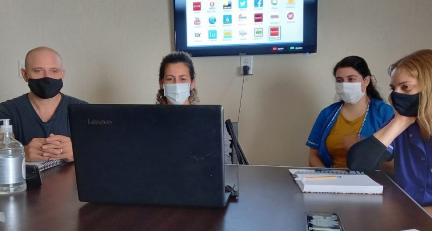 Este viernes la Dirección de Niñez participó de un seminario virtual brindado por el Hospital Santojanni