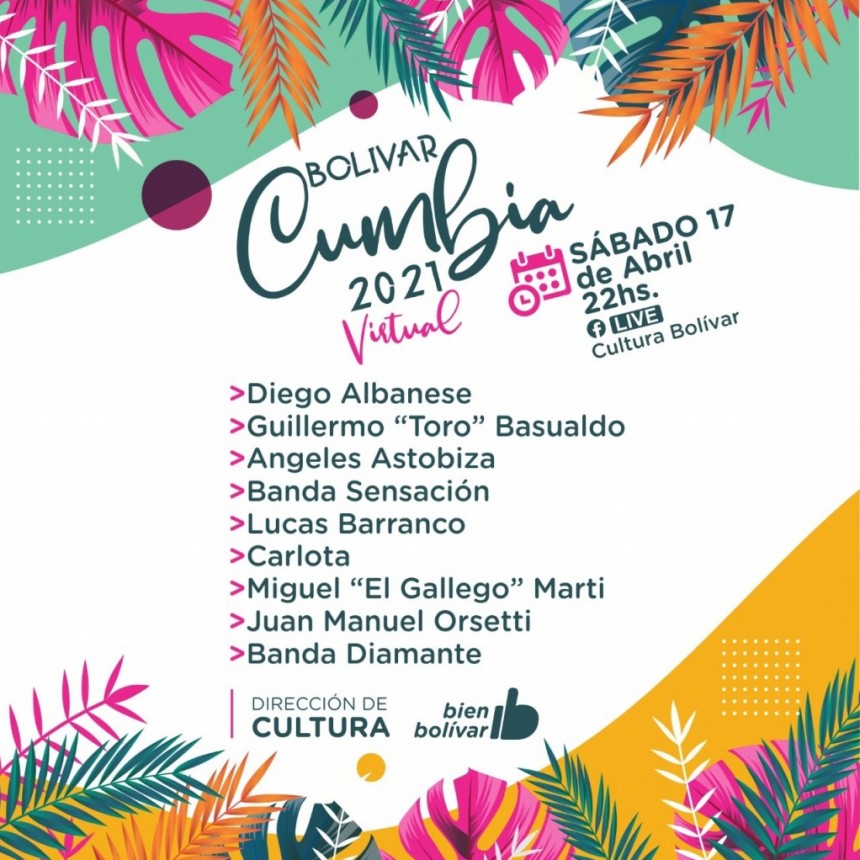 Cultura: Este sábado comienza el festival Bolivar Cumbia 2021 Edición Virtual
