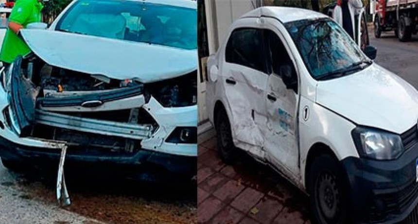 Esta mañana, fuerte colisión entre dos vehículos