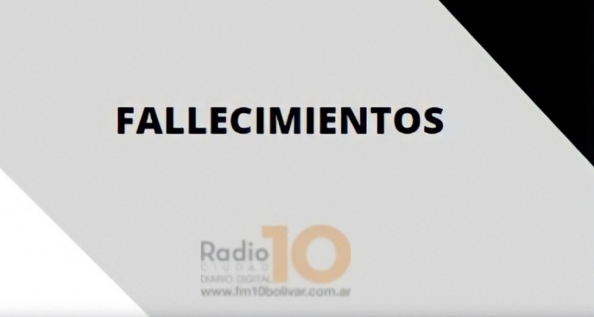 Falleci&oacute; en Bol&iacute;var, Hilda Cristina Texera viuda de Woodbine Parish