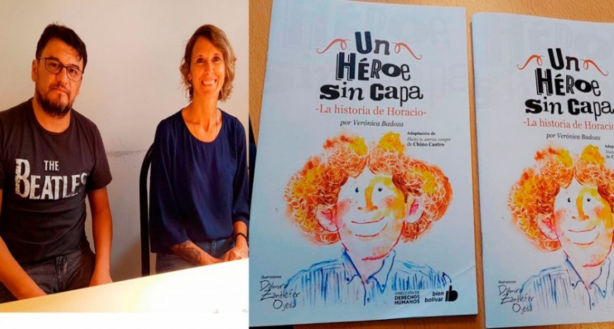 Verónica Badoza y Cristian Ibáñez anticiparon la presentación del libro “Un héroe sin capa, la historia de Horacio””