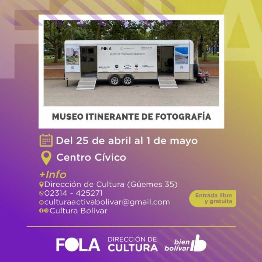 Llega a Bolívar el Museo Itinerante de Fotografía