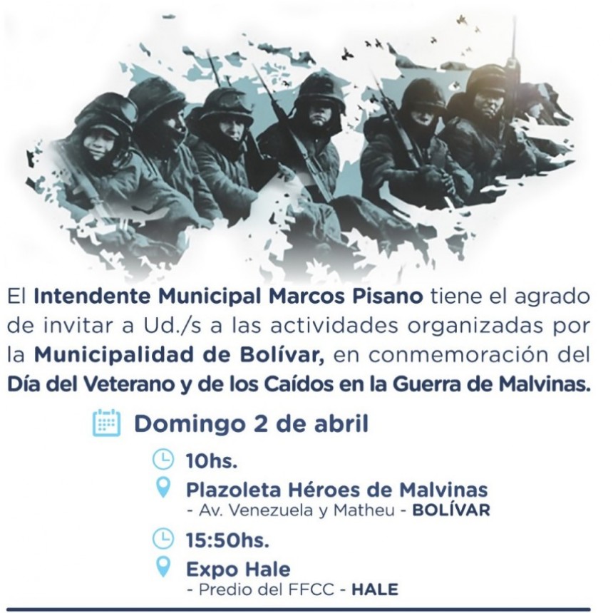 Se realiza hoy el Acto por el D&iacute;a del Veterano y de los Ca&iacute;dos en la Guerra de Malvinas