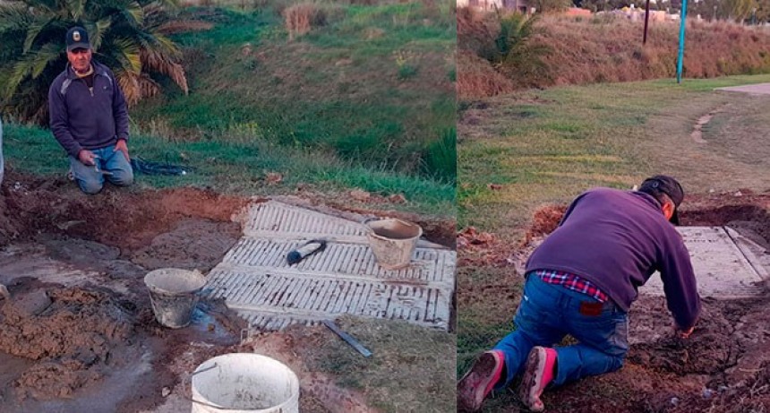 El Municipio realiza la colocación de rampas fabricadas en Bolívar por la Cooperativa de trabajo, y en FM 10 hablamos con Luis Godoy que está a cargo de la tarea