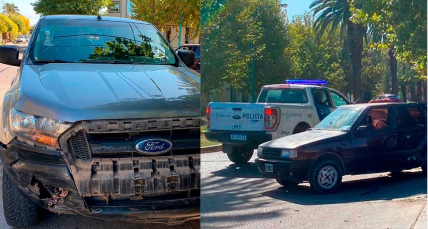 Colisi&oacute;n de dos veh&iacute;culos en Avenida Belgrano y Urquiza, no hubo personas heridas