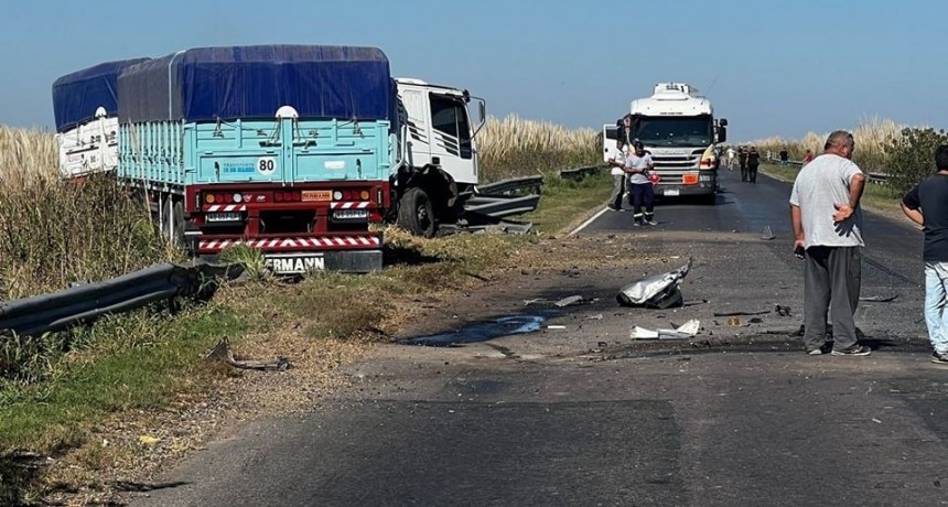 Ruta 33: accidente fatal entre General Villegas y América