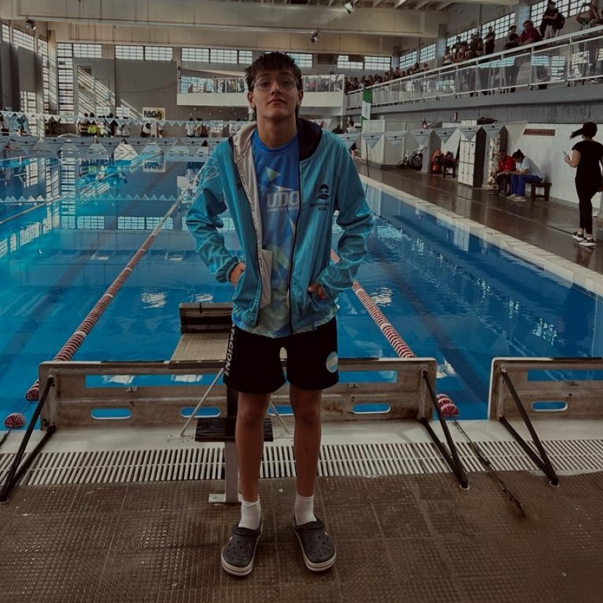 Valentín Bedatou: “Competí en seis pruebas individuales, bajé mis tiempos y logré lo que quería que era una marca para el Nacional” 