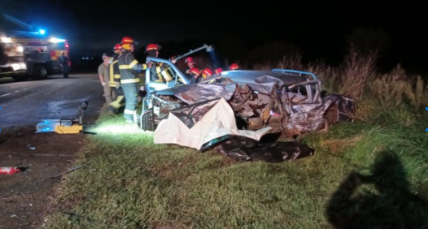 Trágico accidente en el acceso a Del Carril: Falleció una persona y otras dos resultaron con lesiones de gravedad