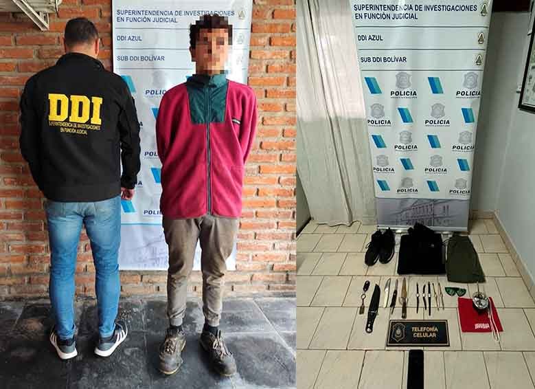 Informe Oficial Sub DDI de Bolívar: Allanamiento positivo por hurtos perpetrados en el interior de automóviles que estaban  estacionados