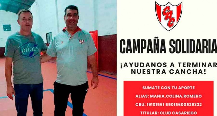 Club Atlético Casariego lanzó una campaña para finalizar su estadio, en FM10 hablamos con Checho Reynaldo y Willy Fernández 