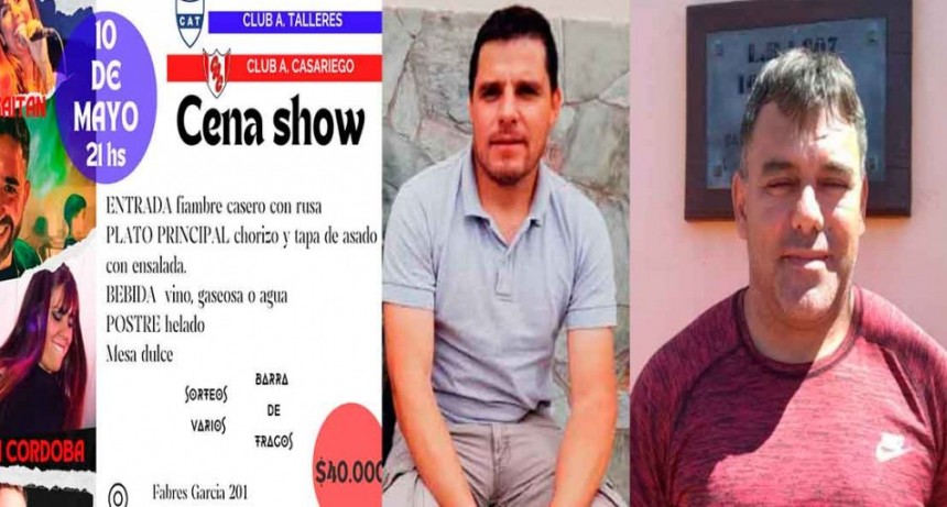 Talleres y Casariego organizan un cena show en conjunto, y en FM 10 hablamos con Franco Rojas y Adrián Fuster