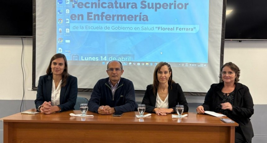 Se realizó el acto  de apertura de la Tecnicatura Superior en Enfermería