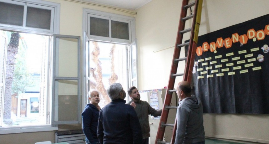 La Gestión Municipal solicitó la inspección del edificio de la Escuela n°1