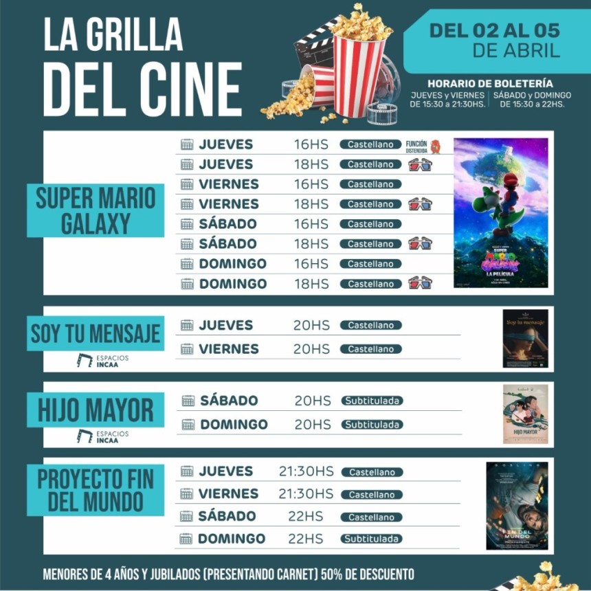 El Cine Avenida renueva su cartelera con propuestas para toda la familia