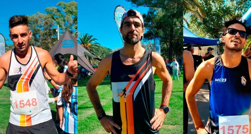 Marcos Garc&iacute;a, el mejor bolivarense que logr&oacute; subir al podio de la general junto a Cotignola y G&oacute;mez, luego habl&oacute; con FM 10 Radio Ciudad