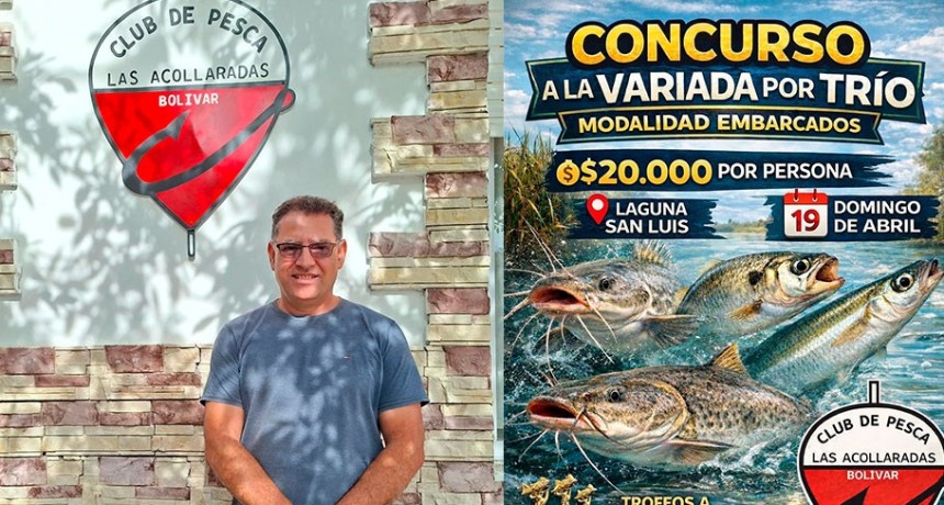 Club de Pesca Las Acollaradas: anunciaron un concurso de pesca variada en Laguna San Lu&iacute;s