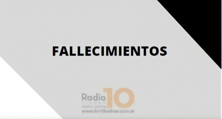 Falleció en Bolívar, Julio Eustaquio Gómez 