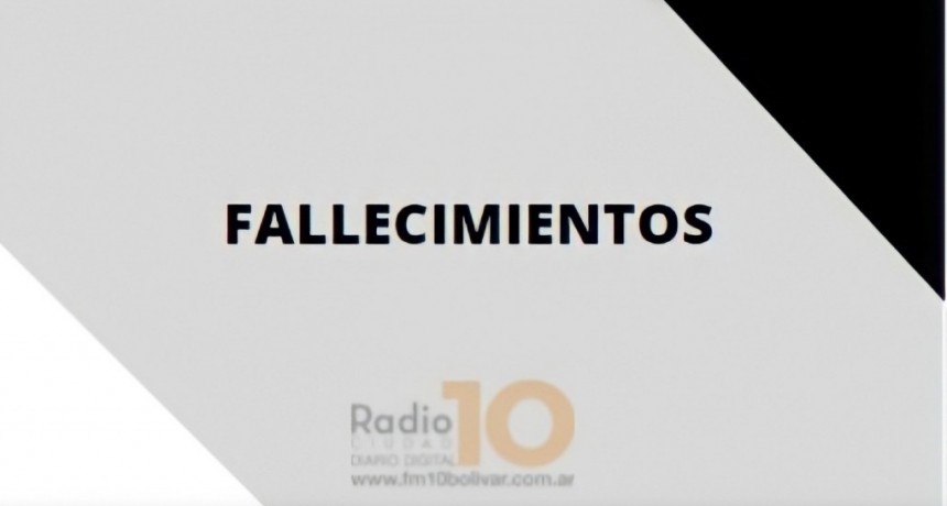 Falleció en Bolívar, Juan José Peverelli 