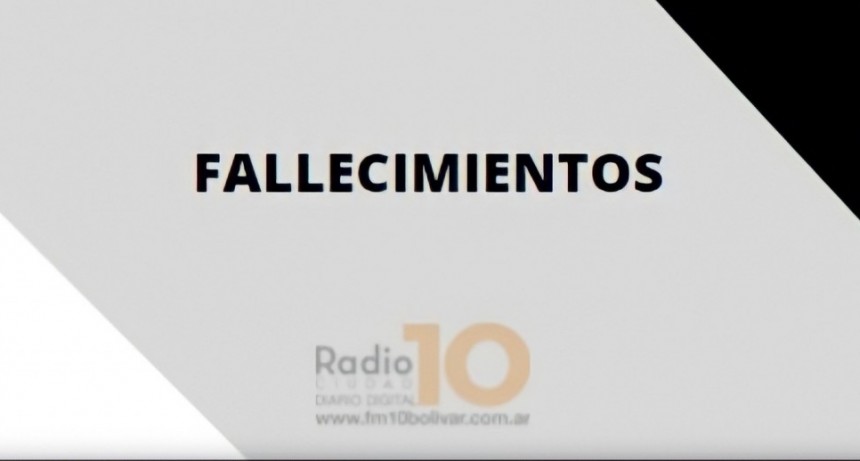 Falleció Ilda Ines Scardini Viuda de Siervo