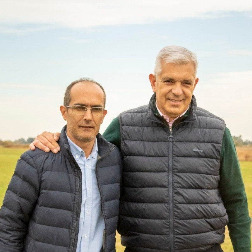 Juli&aacute;n Dom&iacute;nguez: &ldquo;Al productor le tenemos que facilitar las herramientas para que pueda avanzar, por eso hoy estamos en Bol&iacute;var junto al intendente&rdquo;