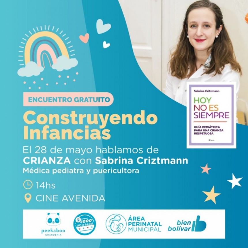 El área municipal perinatal brindará una charla sobre crianza a cargo de la médica Sabrina Critzmann