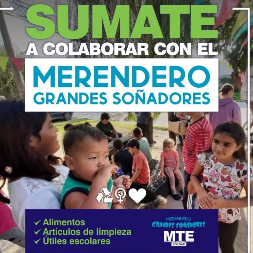 El merendero “Grandes Soñadores” de Villa Diamante busca el aporte de la comunidad