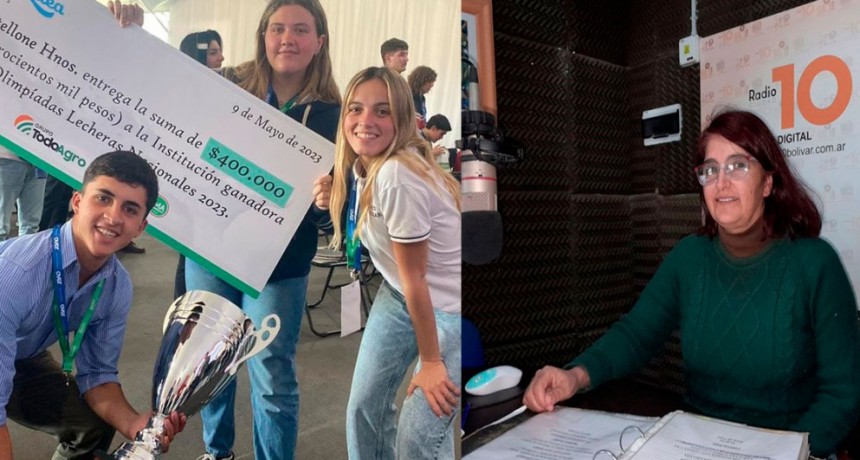 Alumnos de la Escuela Salesiana Carlos Mar&iacute;a Casares de Del Valle fueron los ganadores de las Olimp&iacute;adas L&aacute;cteas de Esperanza en Santa Fe, y en FM10 hablamos con la profesora Florencia Celma