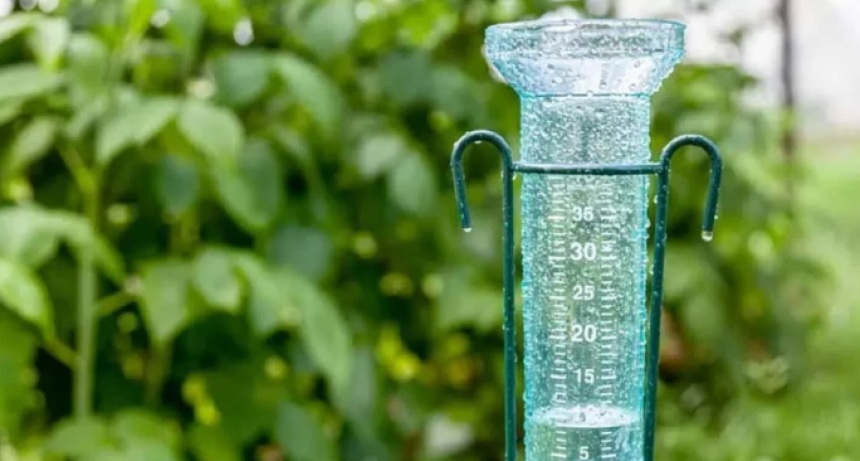 Registro de lluvias, en algunos casos con el acumulado de domingo y lunes