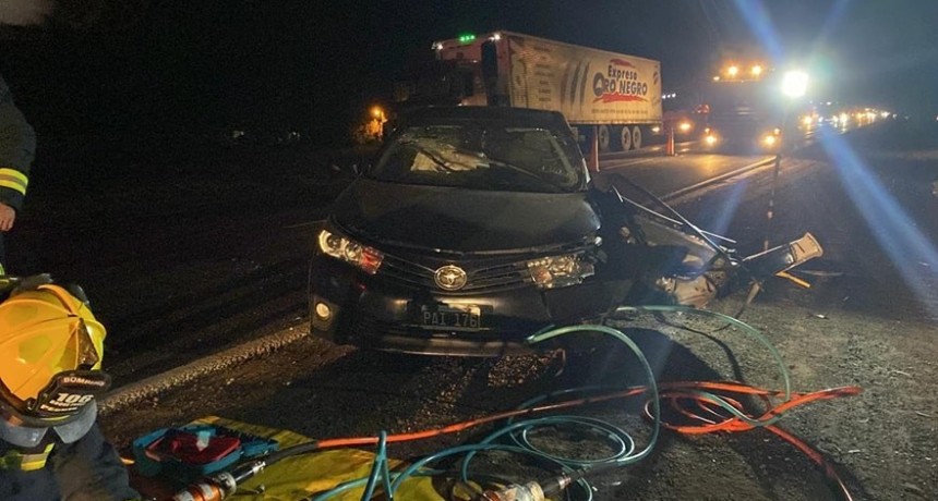 Ruta 205: Un veh&iacute;culo impact&oacute; por alcance contra un  Trailer