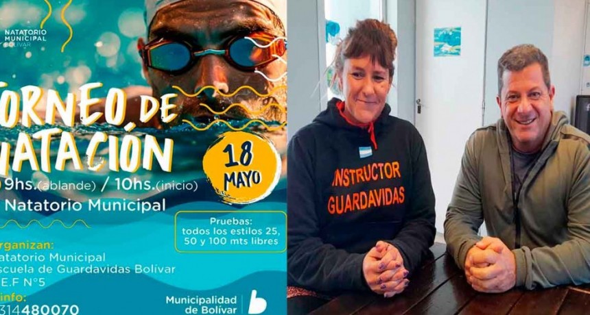 Se realizará un Torneo de Natación para adultos en el Natatorio Municipal Francisco Lamarque, y hablamos con Nano Viola y Virginia Sánchez Chourrout