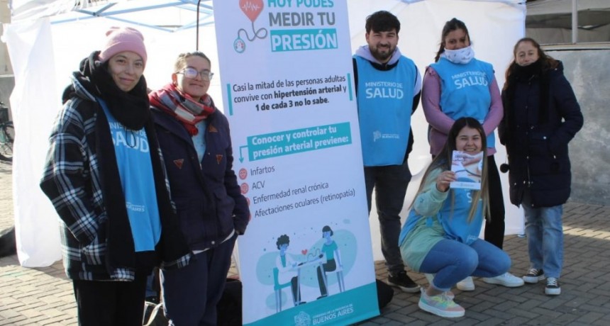 La Secretaría de Salud realizó jornadas de controles por el Día Mundial de la Hipertensión Arterial