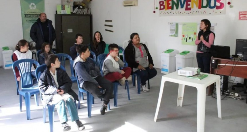 Una grata visita a la planta de Reciclaje