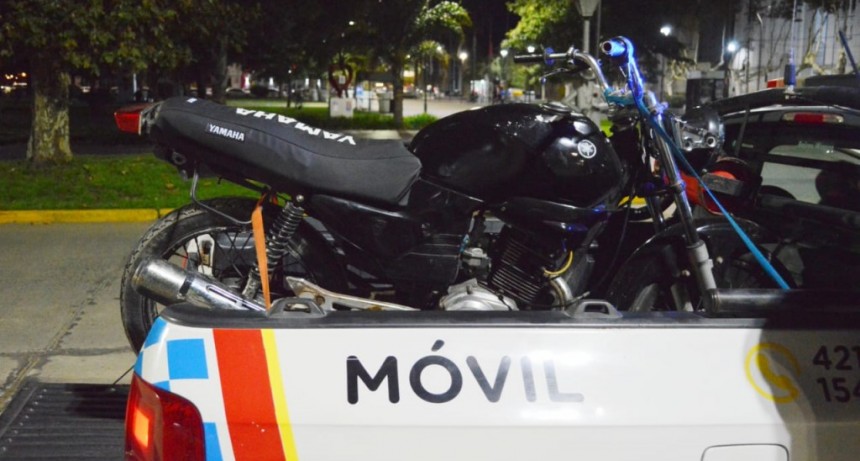 Operativo de control de tránsito en la ciudad