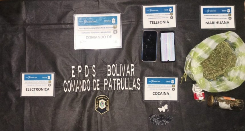 Informe Oficial: Personal policial aprehendió a dos personas con Cocaína y Marihuana