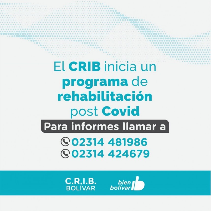 Salud: El CRIB inicia un programa de rehabilitación post- Covid