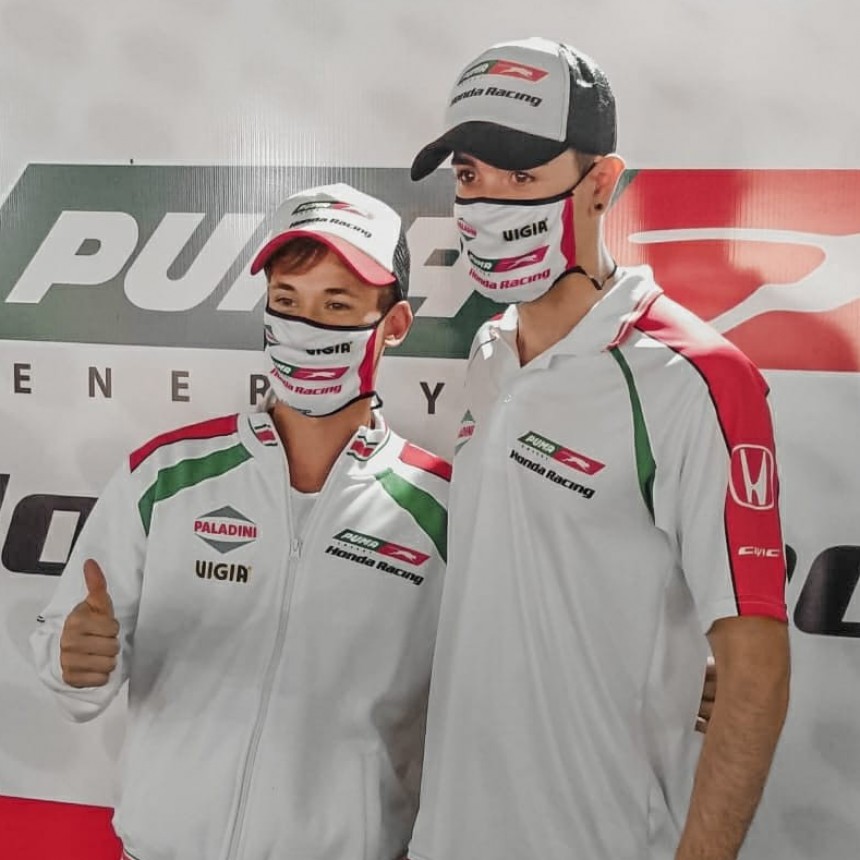 Julian Baptista:  “Contento porque me pude incorporar este año en el equipo Honda”