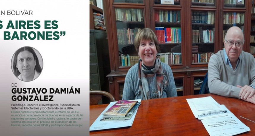 Biblioteca Rivadavia: Anunciaron la presentaci&oacute;n de un libro que analiza las elecciones en la provincia