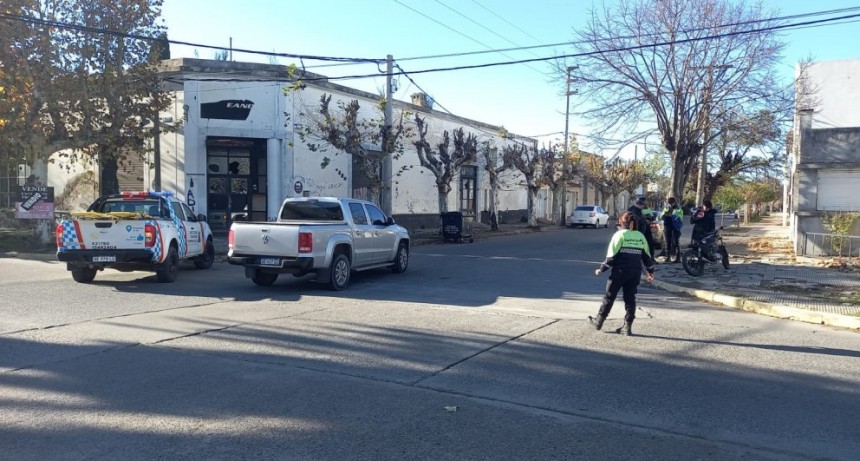 Leve colisión en avenida Belgrano y calle Urquiza