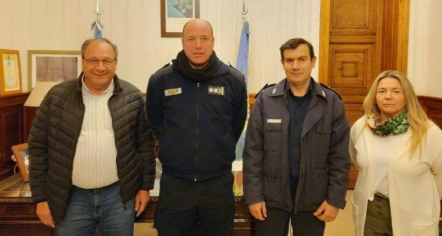 El Comisario Mayor Pablo Iriart, nuevo responsable de la Superintendencia de Seguridad Regi&oacute;n Centro, comenz&oacute; a recorrer la zona donde deber&aacute; coordinar y trabajar