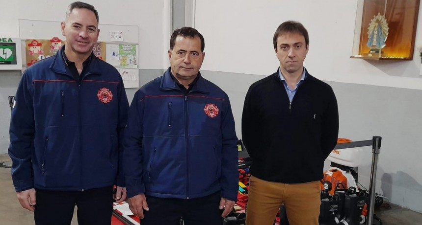 Bomberos Voluntarios anunciaron y mostraron el nuevo equipamiento que se incorpora al Cuerpo Activo