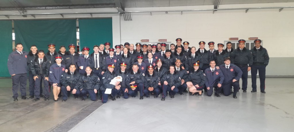 Día Nacional del Bombero Voluntario, se realizó emotivo el acto protocolar con público, familiares y autoridades municipales