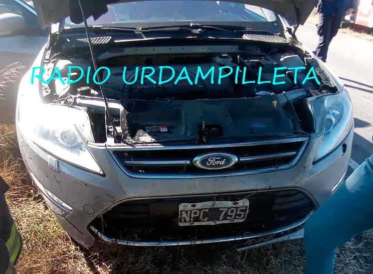 Jurisdicción Urdampilleta: Un conductor perdió el control de su vehículo y terminó despistando hacia el préstamo de la ruta 65