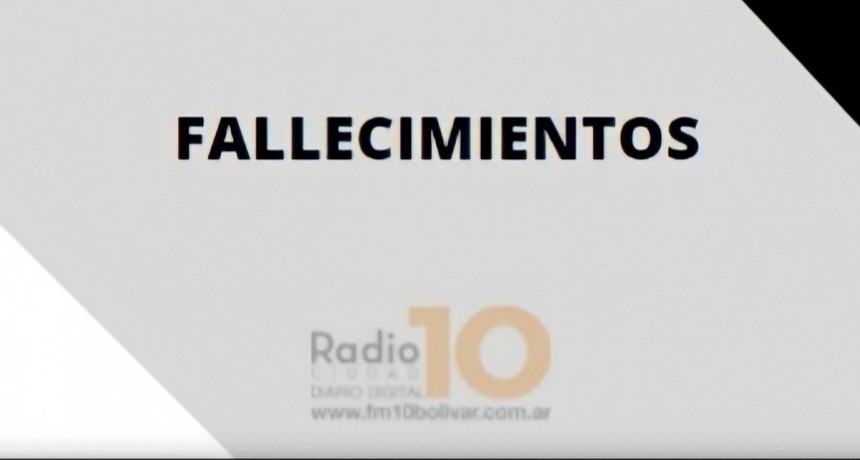 Falleció Ines Cora Robles viuda de Iglesias