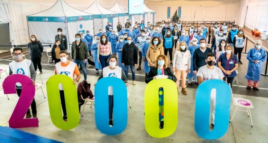 Se llegó a la vacuna veinte mil este viernes en el marco del feriado patrio