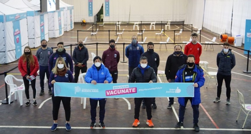 Alejandro Viola (Director de Deportes Municipal)  busca promover desde los clubes de Bolívar, el Plan Integral de Vacunación