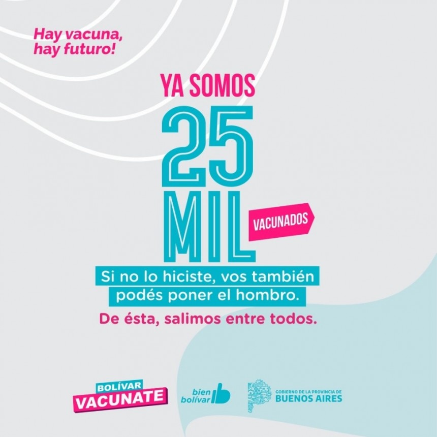 Bolívar superó los 25 mil vacunados